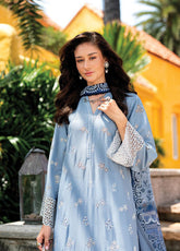 Xenia Luxury Embroidered Lawn 3 Piece Unstitched Suit XE25LL D-XF-1000 IDAA